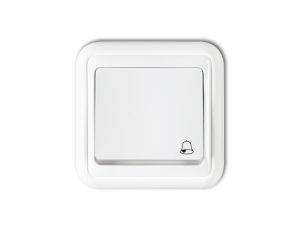 LIZA Przycisk /dzwonek/ biały WPT-4