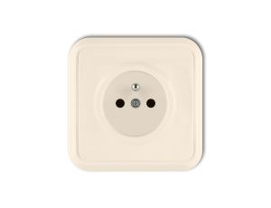 LIZA Gniazdo pojedyncze z/u beżowy 1GPT-1z