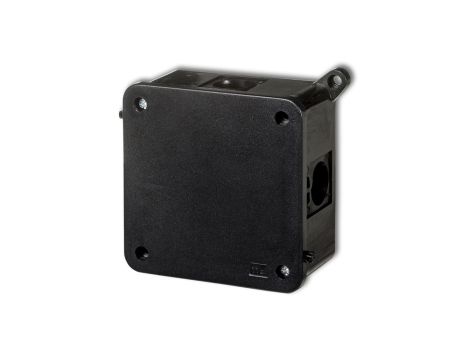 Puszka instalacyjna hermetyczna bez złączek 100x100mm czarny 12PHS-5