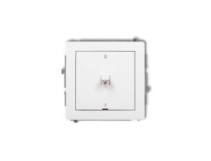 DECO Łącznik dwubiegunowego w stylu amerykańskim biały DWPUS-9