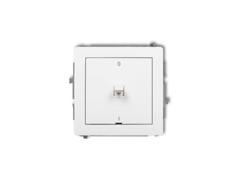 DECO Łącznik dwubiegunowego w stylu amerykańskim biały DWPUS-9