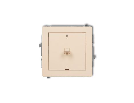 DECO Łącznik dwubiegunowego w stylu amerykańskim beżowy 1DWPUS-9