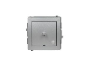 DECO Łącznik krzyżowy w stylu amerykańskim srebrny metalik 7DWPUS-6