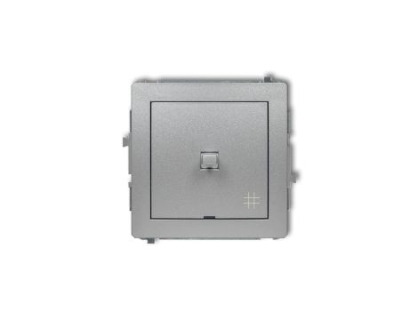 DECO Łącznik krzyżowy w stylu amerykańskim srebrny metalik 7DWPUS-6