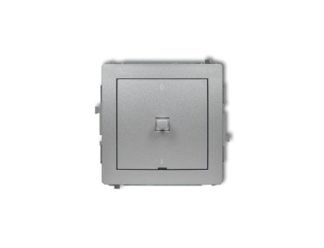 DECO Łącznik dwubiegunowego w stylu amerykańskim srebrny metalik 7DWPUS-9