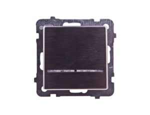 SONATA Łącznik kontrolny z podświetleniem stal inox ŁP-12RMS/m/37