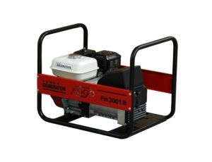 Agregat prądotwórczy 1-fazowy synchron 2,5kW 10,9A IP23 Honda GX200 auto reg nap (AVR) FH 3001 R