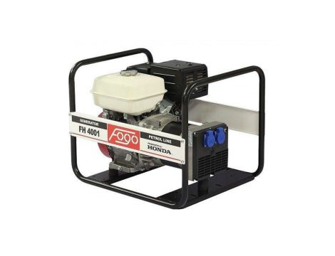 Agregat prądotwórczy 1-fazowy synchron 3,8kW 16,5A IP23 Honda GX270 auto reg nap (AVR) FH 4001 R