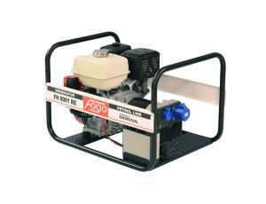 Agregat prądotwórczy 1-fazowy synchron 5,6kW 24,3A IP23 Honda GX390 auto reg nap (AVR) rozr + aku wyciszony FH 6001 RCE