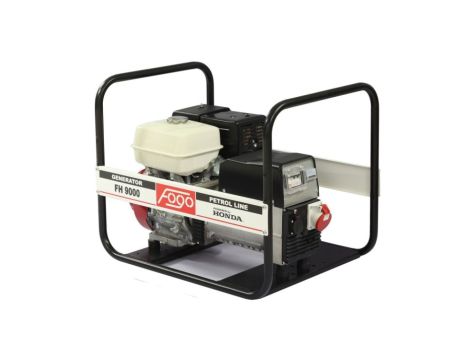 Agregat prądotwórczy 3-fazowy synchron 7,8kVA 6,2kW 12,6A IP23 Honda GX390 auto reg nap (AVR) FH 9000 R
