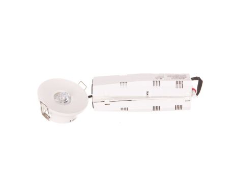 Oprawa awaryjna AXP IP65/20 ECO LED 1W 135lm (opt. koryt.) 3h jednozadaniowa AT biała AXPC/1W/E/3/SE/AT/WH