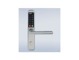 Klamka szyfrowa MCM EASY KEY SLIM INOX, pełny szyld rozstaw 92mm