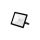 Projektor LED 20W 1400lm 4000K IP65 FL27-20W