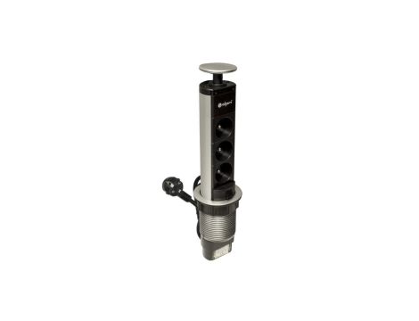 Listwa meblowa podblatowa 3-gniazda 1,4m PF1203L