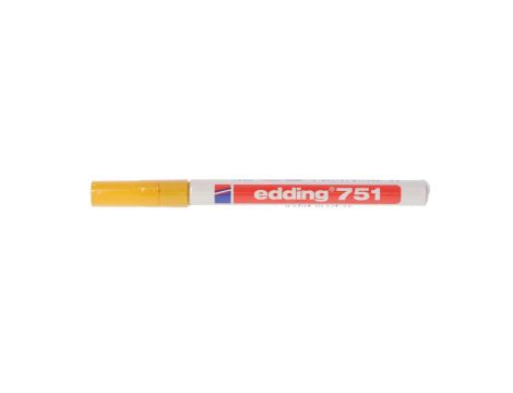 Pisak odporny na ścieranie i wodę PLC-YL 1-2mm żółty E04ZP-01090500403 /5szt./
