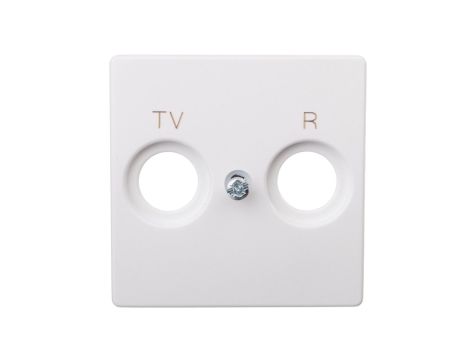 Simon 82 Pokrywa gniazda R-TV biała 82053-30