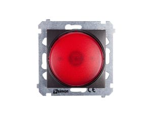 Simon 54 Sygnalizator świetlny LED czerwone światło antracyt DSS2.01/48