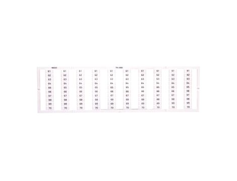 Oznaczniki WMB 10x 61-70 794-5602 /5szt./