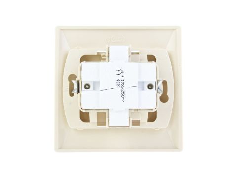 AKCENT Łącznik schodowy + pojedynczy beżowy ŁP-9A/01