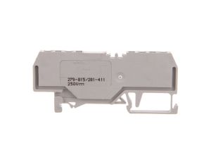 Złączka szynowa 4-przewodowa diodowa 1,5mm2 szara 279-815/281-411 /100szt./