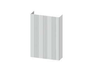 OSŁONA WOLNEGO POLA , MOCOWANIE NA WSPORNIKACH,195X700X63MM 8US1922-2EB00 /2 szt./