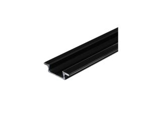 Profil led MiniLUX WPUST 1m czarny meblowy wpuszczany do frezu