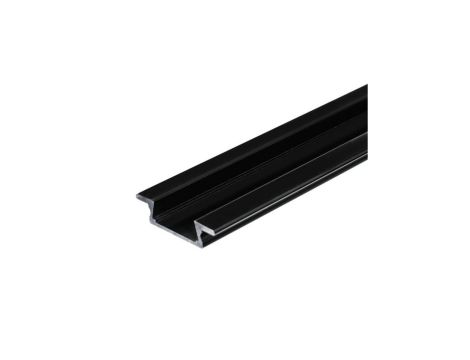 Profil led MiniLUX WPUST 1m czarny meblowy wpuszczany do frezu