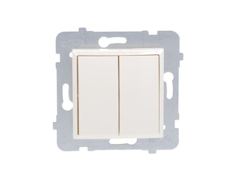 ARIA Łącznik dwugrupowy świecznikowy ecru ŁP-2U/m/27
