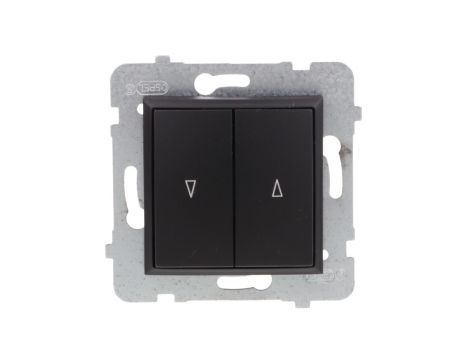 ARIA Łącznik żaluzjowy z blokadą mechaniczną czarny metalik ŁP-7UB/m/33