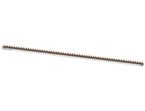 Szyna łączeniowa 1P+N 10mm2 sztyftowa 60 modułowa dla 60 Wyłączników 1P+N wąskich (5SV1 5SV6 5SL60) do cięcia (bez zaślepek w ko