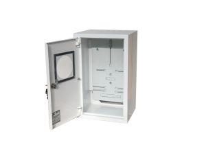 Rozdzielnica natynkowa licznikowa 1x3F zamek okienko RAL 9003A-RZ19