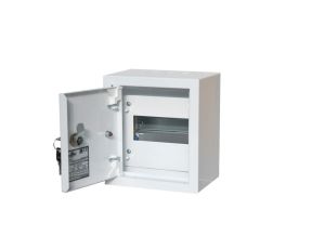 Rozdzielnica modułowa 1x6 natynkowa IP30 zamek RAL 9003A-RZ0