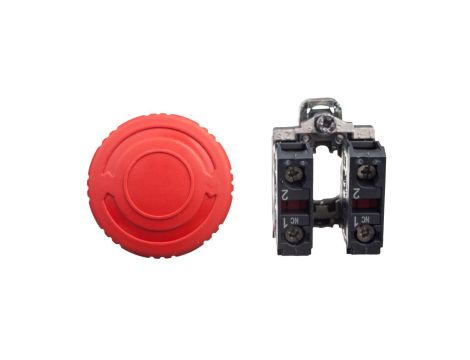 Przycisk bezpieczeństwa 22mm 2NC IP66 przez obrót XB4BS8444