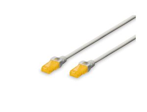 Patch cord RJ45/RJ45 U/UTP kat. 6A 3m AWG 26/7 LS0H szary DK-1613-A-030