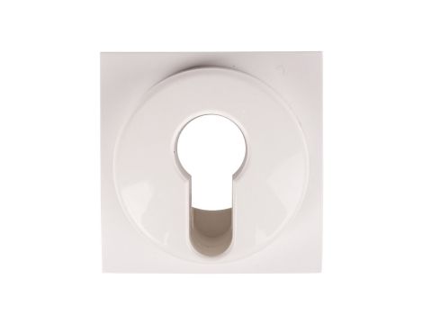 Berker/B.Kwadrat Element centralny łącznika na klucz S.1/B.3/B.7 Glas śnieżnobiały 15078989