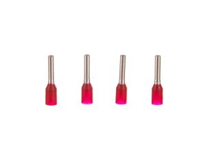 Końcówka tulejkowa izolowana 1mm2 czerwona H1,0/14D R /500szt./ 9019080000