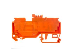 Złączka rozłączalno-pomiarowa 2-przewodowa 2,5mm2 z nożem rozłączającym pomarańczowa 280-879 /100szt./