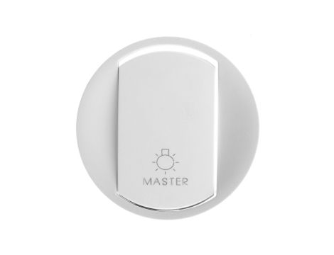 CELIANE Klawisz z symbolem /światło/ hotelowy biały 068190
