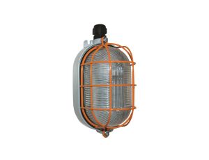 Oprawa oświetleniowa przeciwwybuchowa z siatką ochronną i szklanym kloszem, aluminiowa obudowa 250V 53W 1V M20 IP65 P831272EX