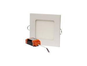 Oprawa wstropowa panel LED 6W 360lm 3000K kwadratowa IP20 biały PL3-S-6W