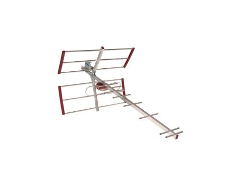 Antena DVB-T UHF kierunkowa 15 elementów 14,5dB, symetryzator, filtr LTE HN51FL