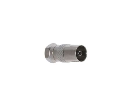 Adapter wtyk F - gniazdo TV (IEC) /100szt./