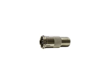 Wtyk antenowy - adapter gniazdo F - gniazdo TV IEC /100szt./