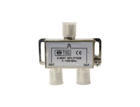 Rozdzielacz sygnału TV splitter 1x F / 2x F UR06