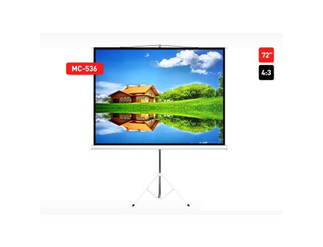 Ekran projekcyjny na stojaku 72 4:3 145x110 Maclean MC-536