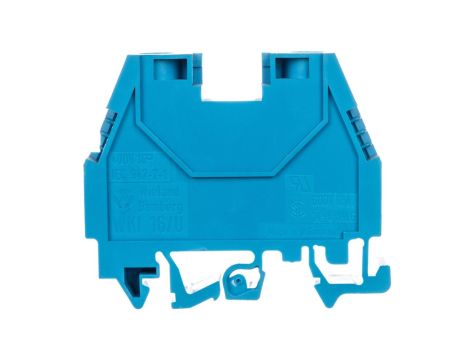 Zacisk szeregowy instalacyjny neutralny 16mm2 poliamidowy niebieski KXA16N