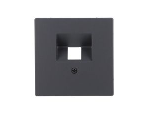 Merten System D Plakietka gniazda komputerowego 2xRJ45 antracyt MTN4522-6034