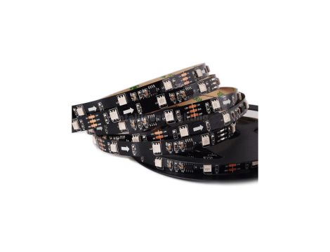 Taśma 12VDC RGB 60 led smd 5050 IP20 5m IC cyfrowa 100 pikseli na 5m WS2811