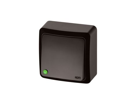 BERG Łącznik jednobiegunowy n/t 10AX IP20 brązowy 3710-05