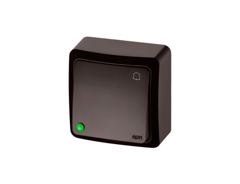 BERG Łącznik zwierny dzwonek n/t 10AX IP20 brązowy 3714-05
